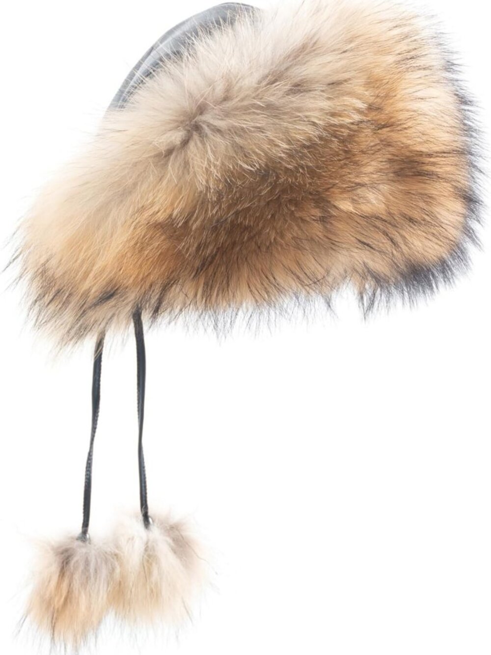 Luxurious Real Fox Fur Winter Hat for Women - Cossack Ushanka Style with